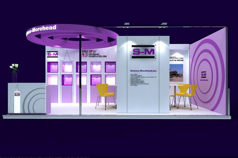 Thiết kế booth bán hàng: Bảng giá và mẹo thu hút khách hàng 7 Những gian Booth hiện đại thường mang màu sắc tối giản, đường nét gọn gàng, vật liệu kim loại, kính, nhựa tạo vẻ sạch sẽ và tiên tiến