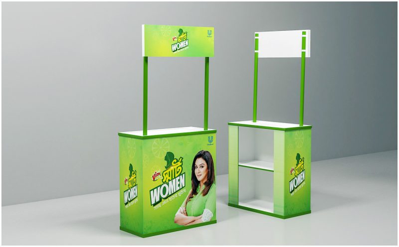 Booth Sampling Sắt: Bền Đẹp, Giá Rẻ, Hiệu Quả 7 Booth sampling sắt có chi phí sản xuất phụ thuộc vào độ khó của thiết kế và kích thước của booth
