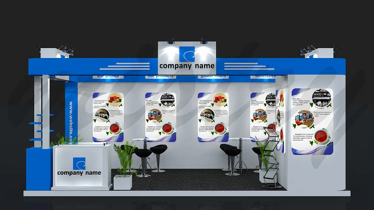 Thiết kế booth bán hàng: Bảng giá và mẹo thu hút khách hàng